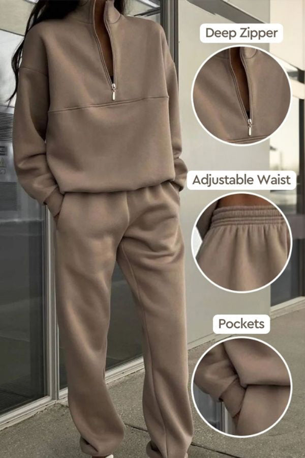 Athleisure at its Finest: Blended Two-Piece Tracksuit