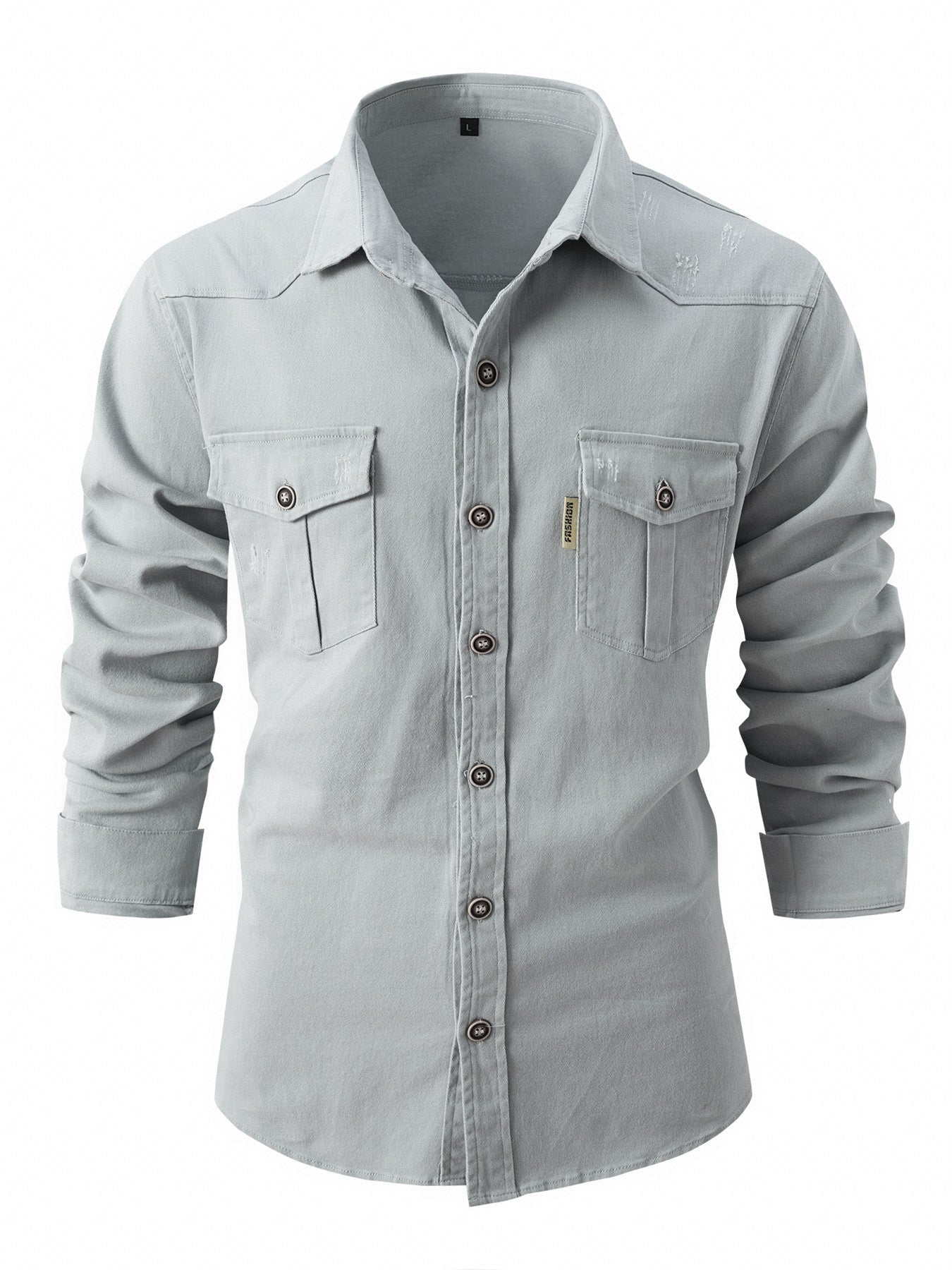 Bastien™ - Chemise en Coton à Manches Longues