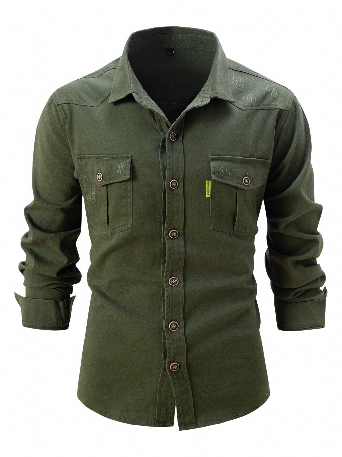 Bastien™ - Chemise en Coton à Manches Longues