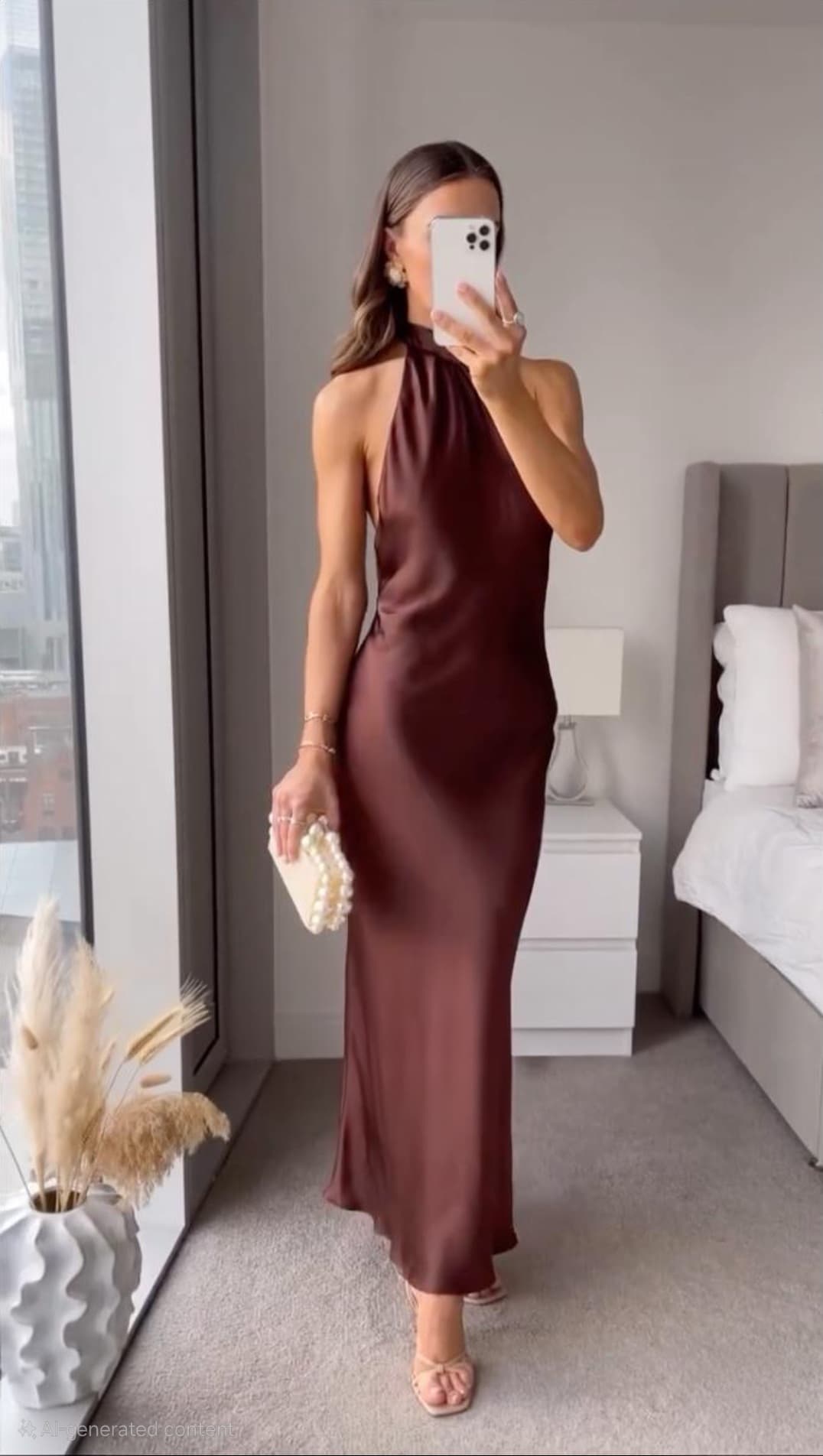 Velvet Dusk Midi Dress