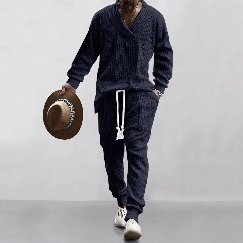Athleisure Cable Jacquard Set