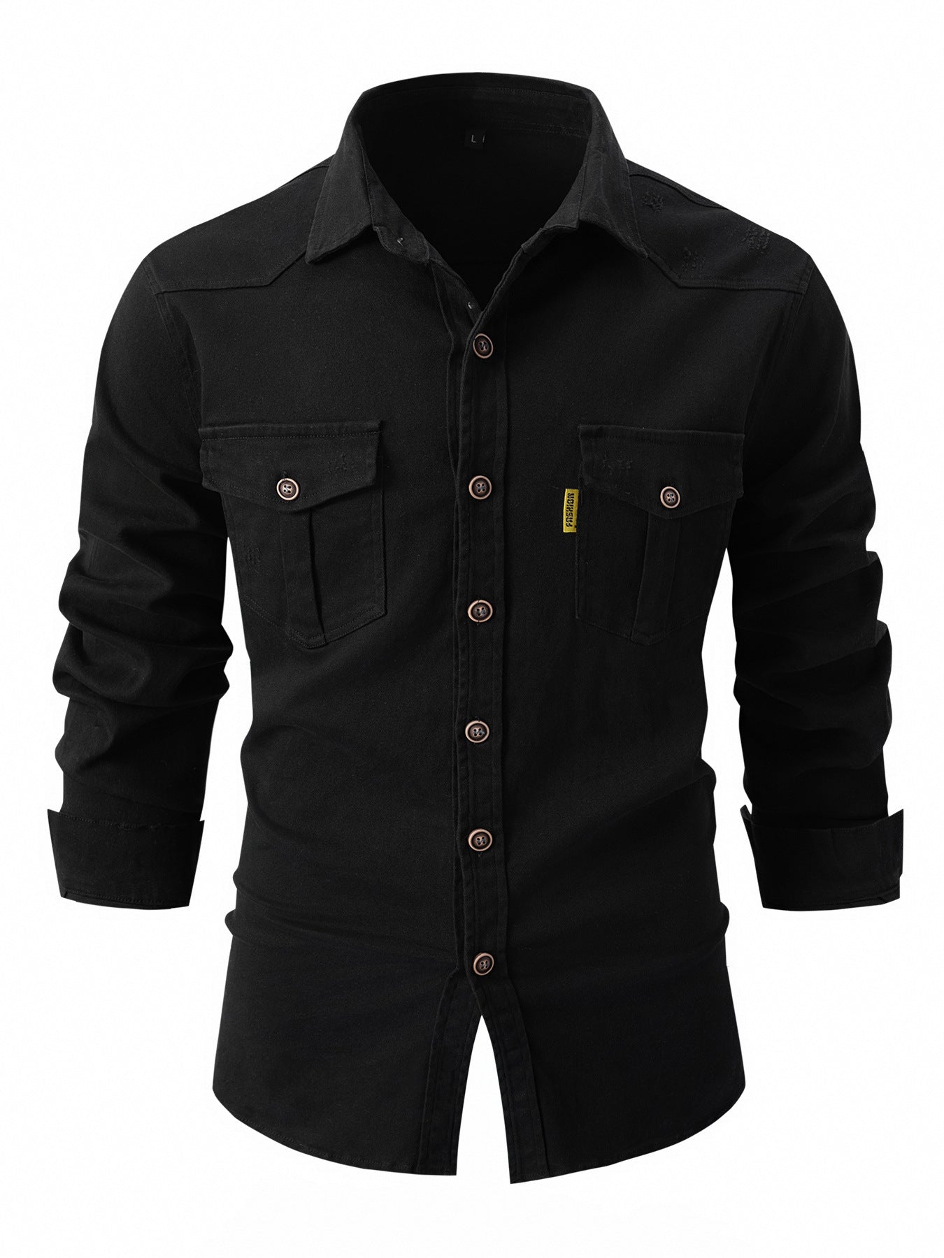 Bastien™ - Chemise en Coton à Manches Longues